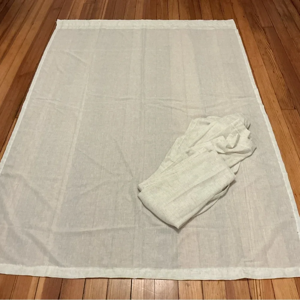 NWOT Pair of IKEA Linen Drapes